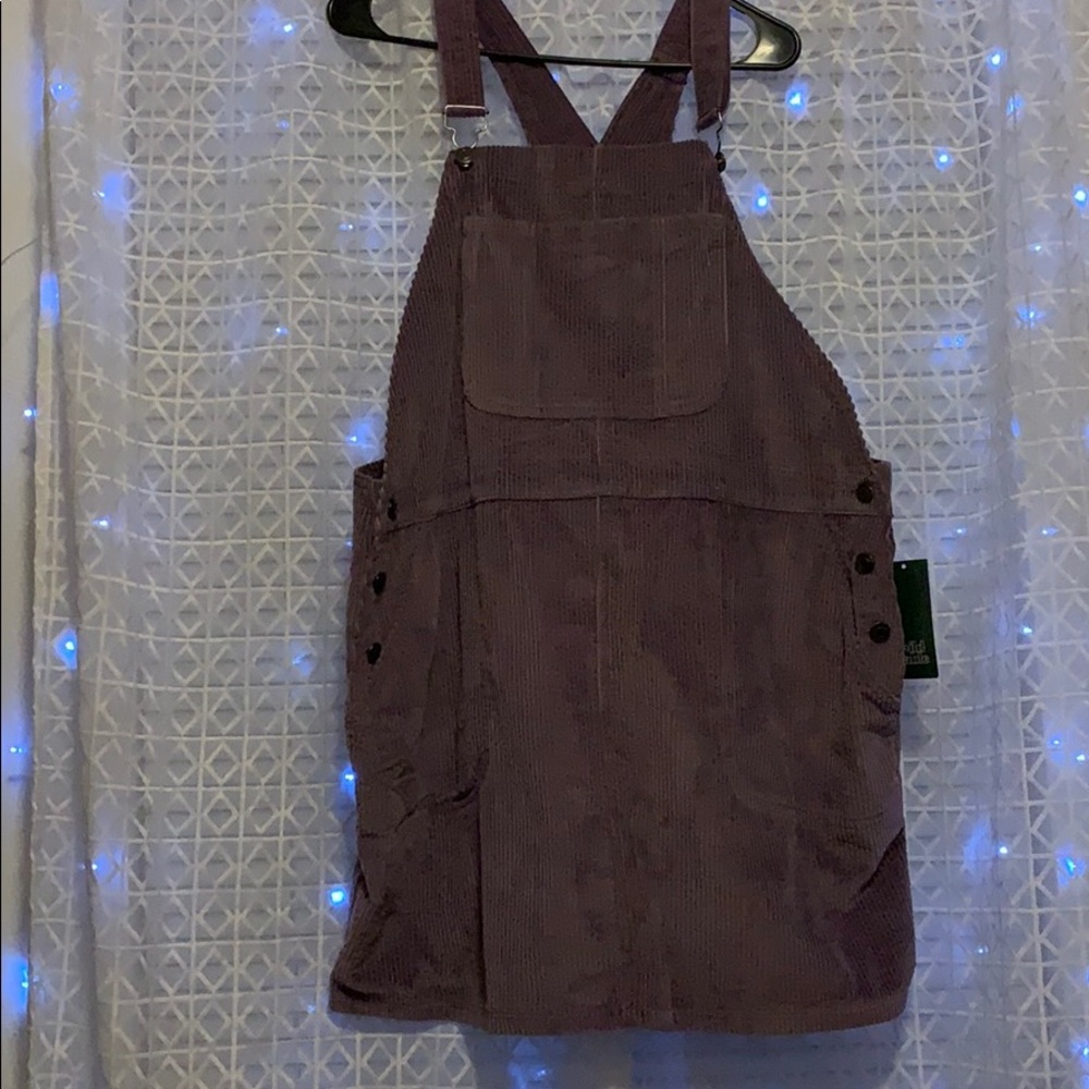 Wild Fable Dusty Purple Corduroy Overall Dress